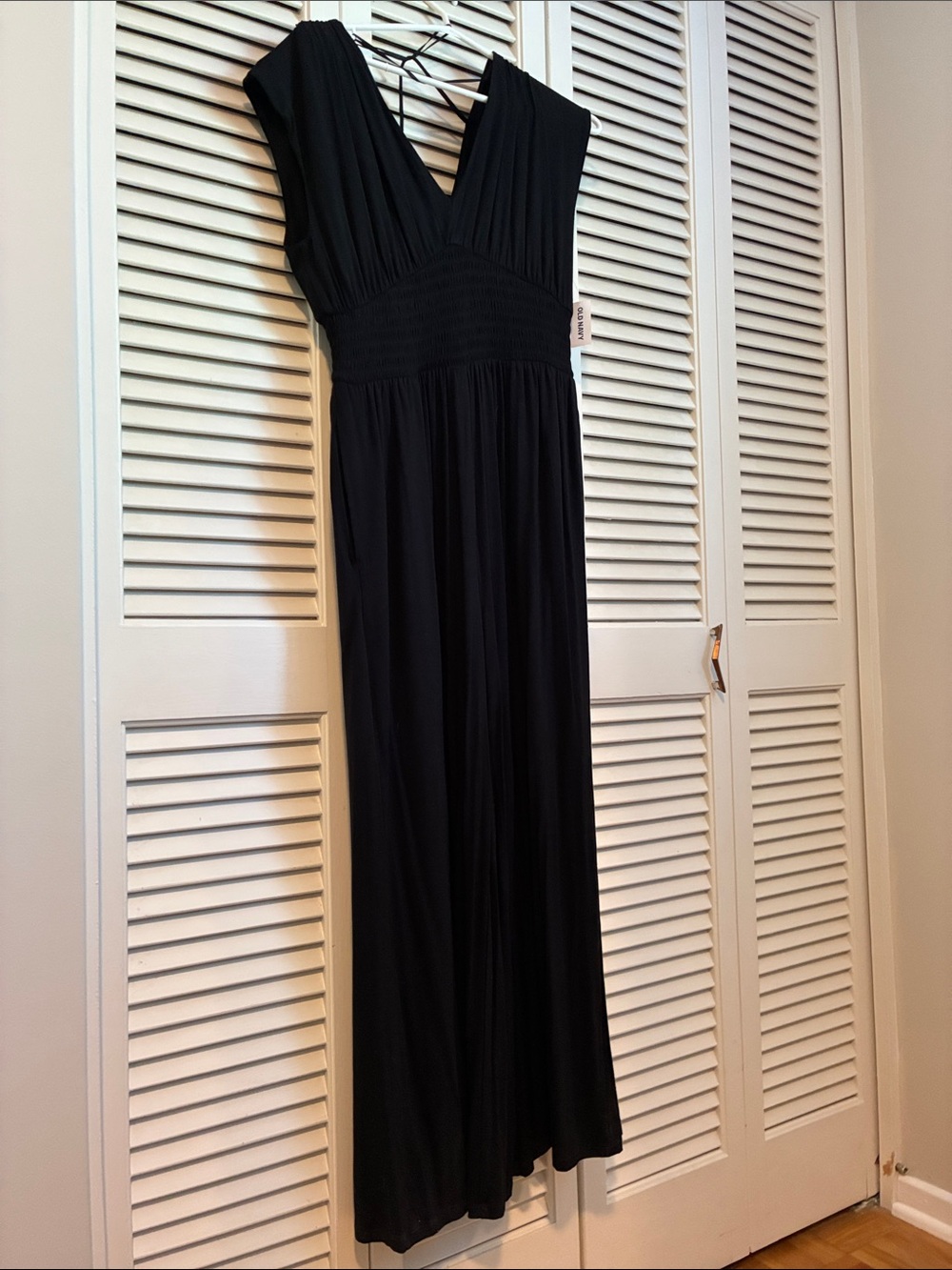 Old Navy Black V-Neck Jumpsuit